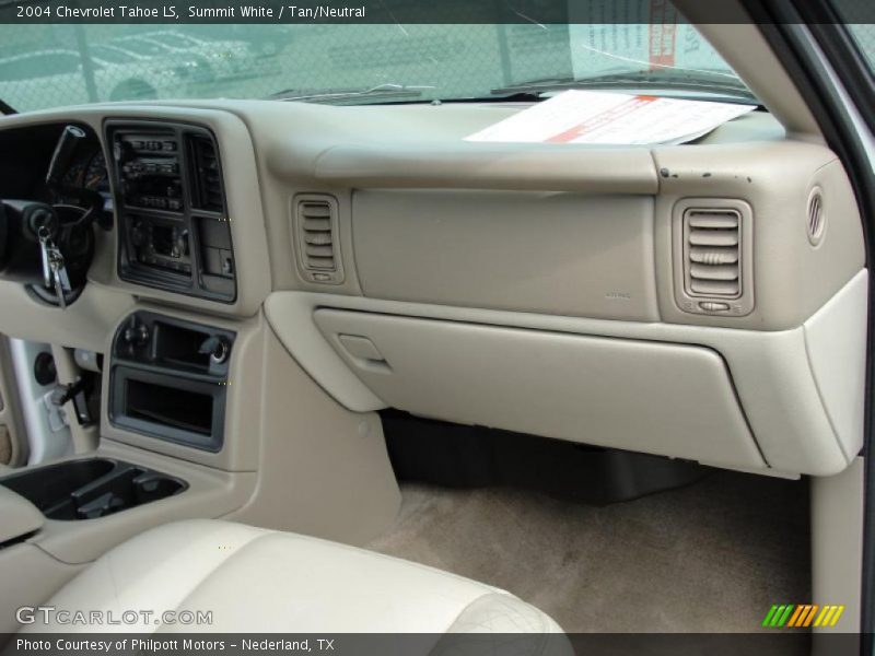 Summit White / Tan/Neutral 2004 Chevrolet Tahoe LS