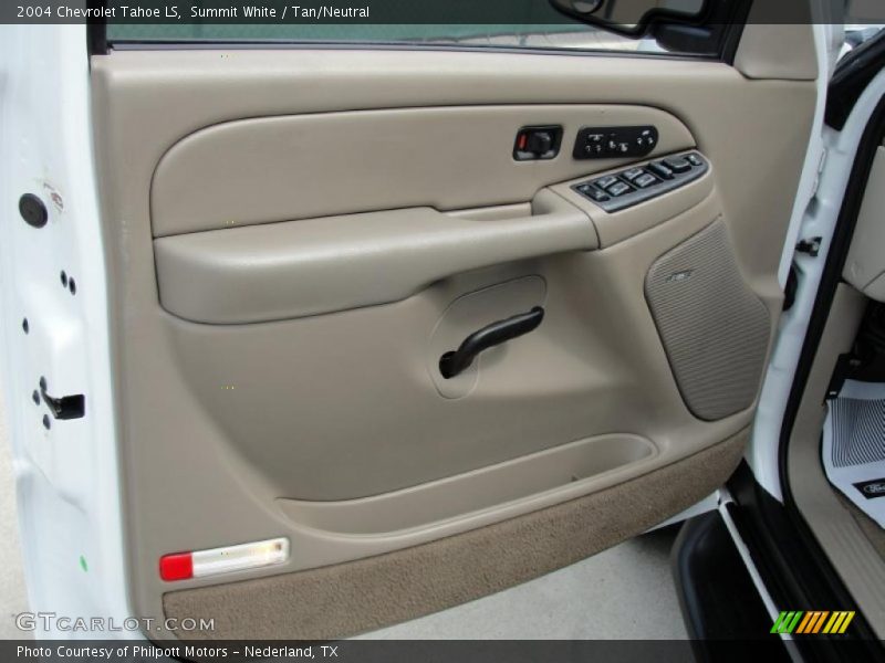 Summit White / Tan/Neutral 2004 Chevrolet Tahoe LS