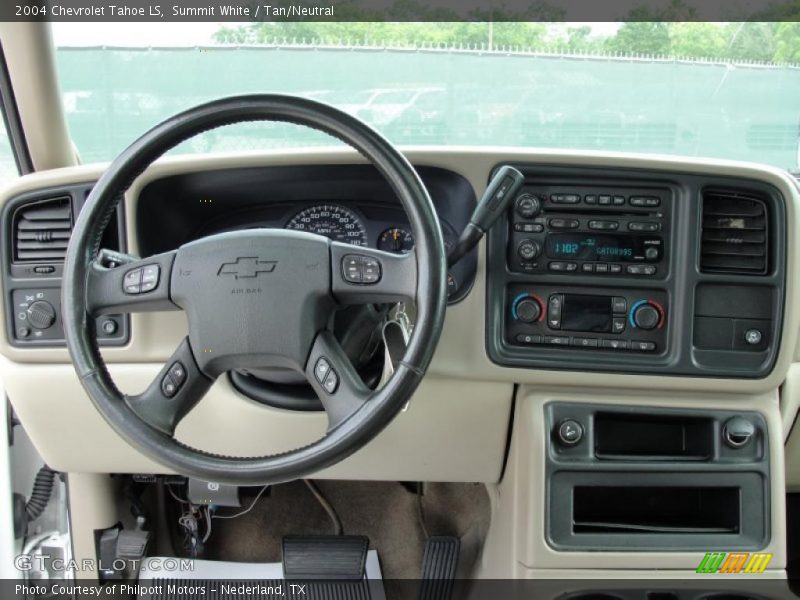 Summit White / Tan/Neutral 2004 Chevrolet Tahoe LS