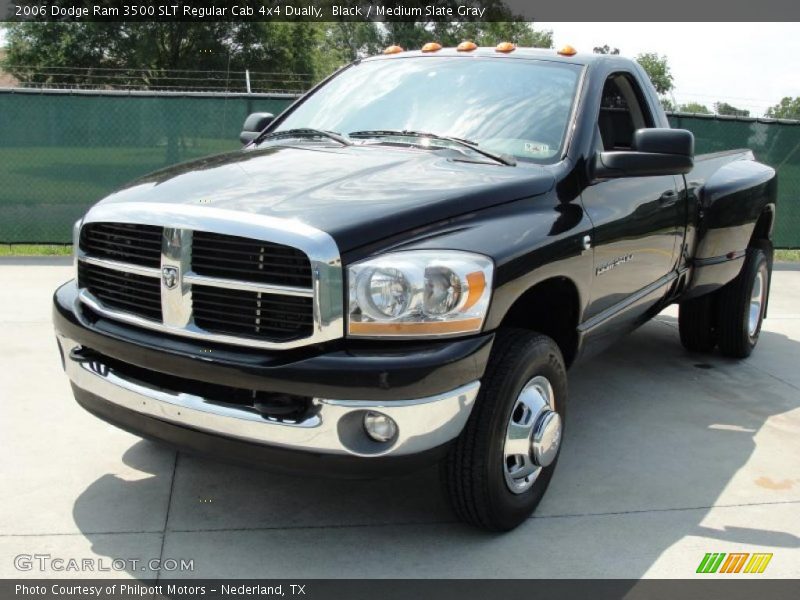 Front 3/4 View of 2006 Ram 3500 SLT Regular Cab 4x4 Dually