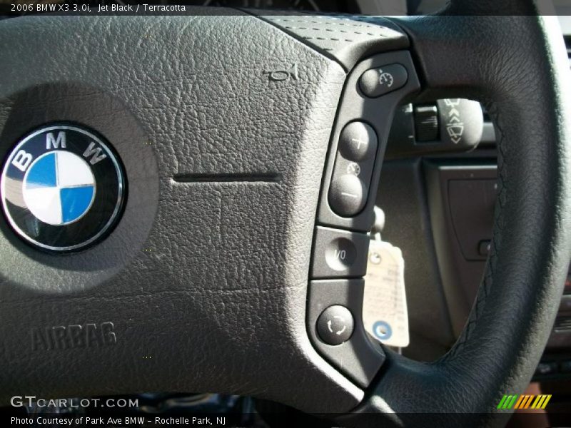 Jet Black / Terracotta 2006 BMW X3 3.0i