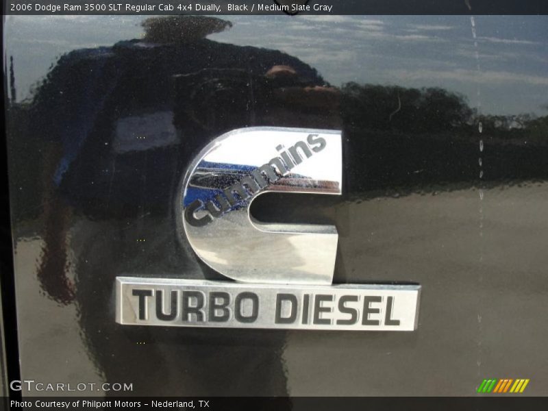 Black / Medium Slate Gray 2006 Dodge Ram 3500 SLT Regular Cab 4x4 Dually