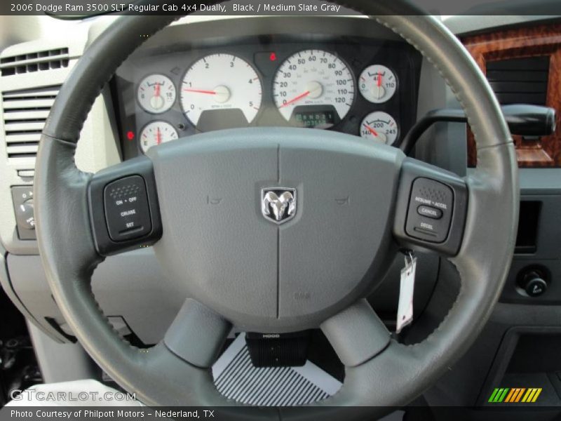 Black / Medium Slate Gray 2006 Dodge Ram 3500 SLT Regular Cab 4x4 Dually
