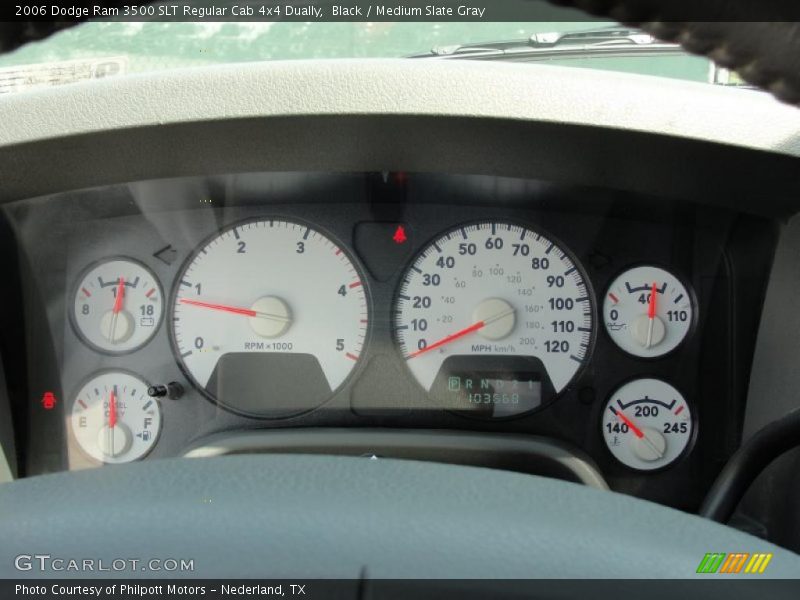 Black / Medium Slate Gray 2006 Dodge Ram 3500 SLT Regular Cab 4x4 Dually