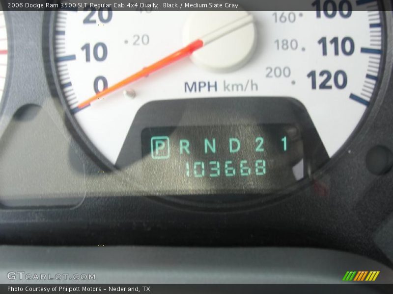 Black / Medium Slate Gray 2006 Dodge Ram 3500 SLT Regular Cab 4x4 Dually