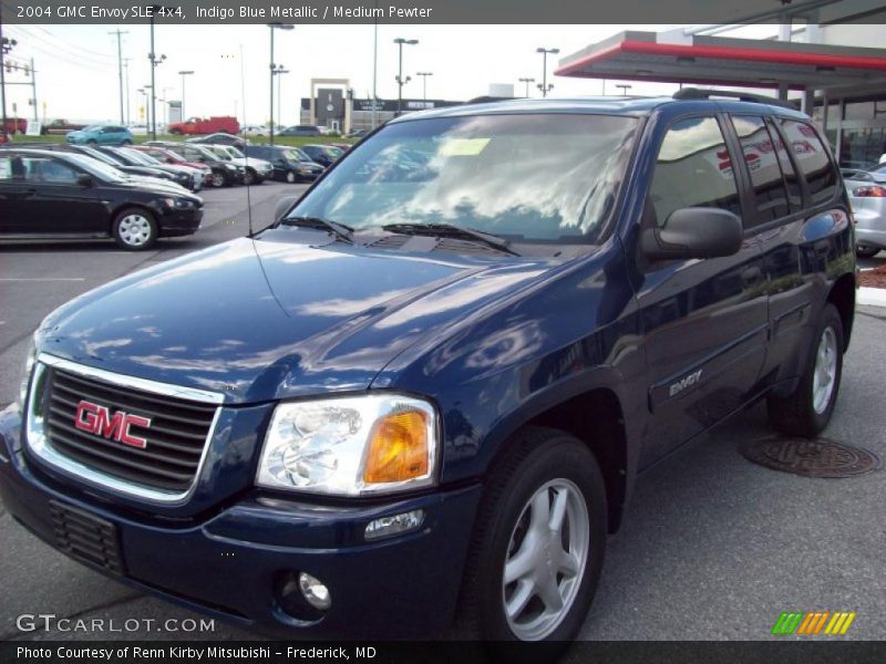 Indigo Blue Metallic / Medium Pewter 2004 GMC Envoy SLE 4x4