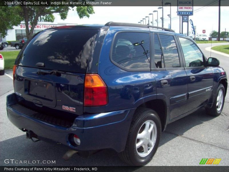 Indigo Blue Metallic / Medium Pewter 2004 GMC Envoy SLE 4x4
