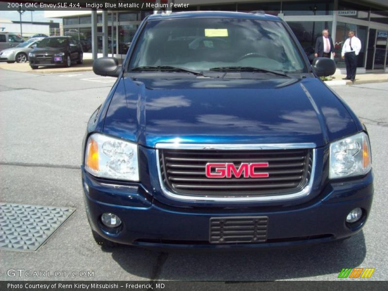 Indigo Blue Metallic / Medium Pewter 2004 GMC Envoy SLE 4x4