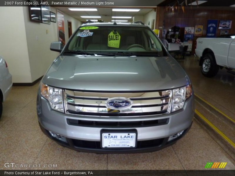 Pewter Metallic / Medium Light Stone 2007 Ford Edge SEL AWD