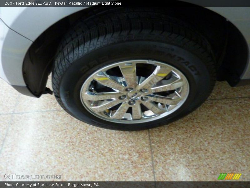 Pewter Metallic / Medium Light Stone 2007 Ford Edge SEL AWD