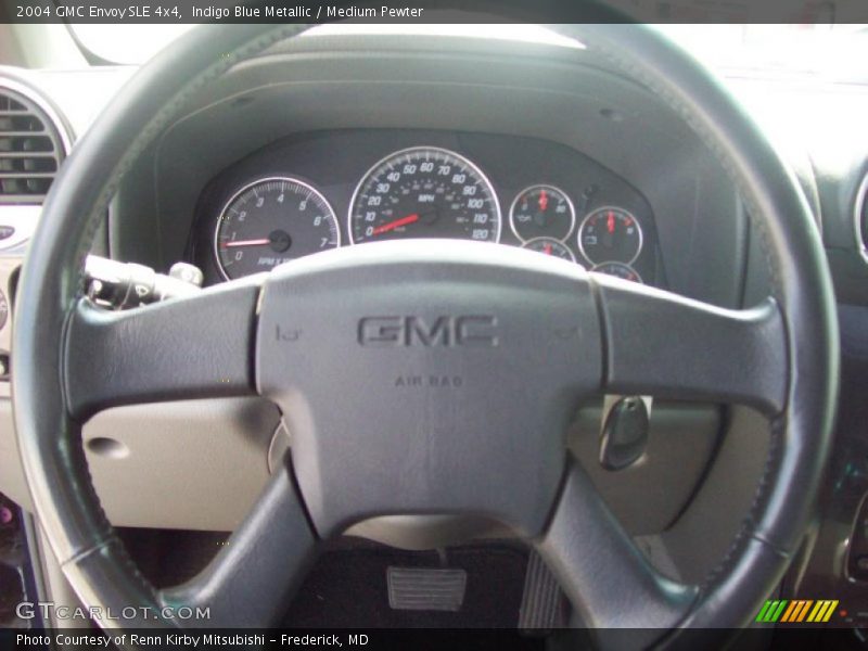 Indigo Blue Metallic / Medium Pewter 2004 GMC Envoy SLE 4x4