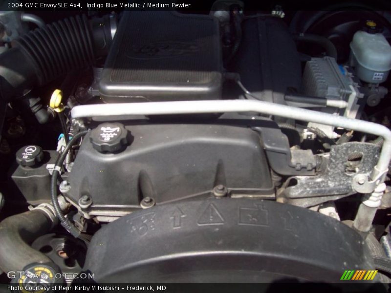 Indigo Blue Metallic / Medium Pewter 2004 GMC Envoy SLE 4x4