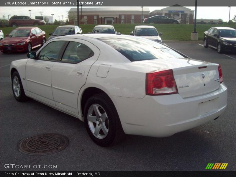 Stone White / Dark Slate Gray 2009 Dodge Charger SXT