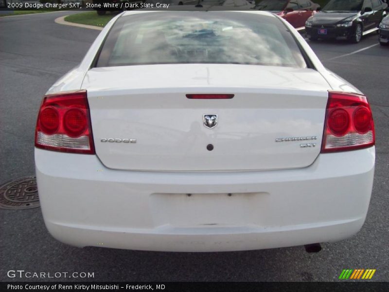 Stone White / Dark Slate Gray 2009 Dodge Charger SXT