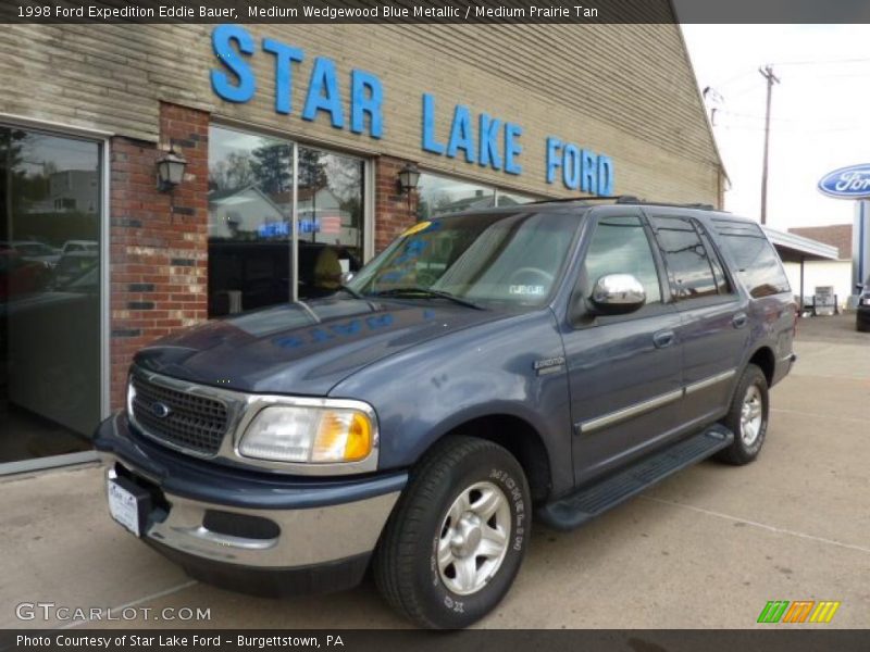 Medium Wedgewood Blue Metallic / Medium Prairie Tan 1998 Ford Expedition Eddie Bauer