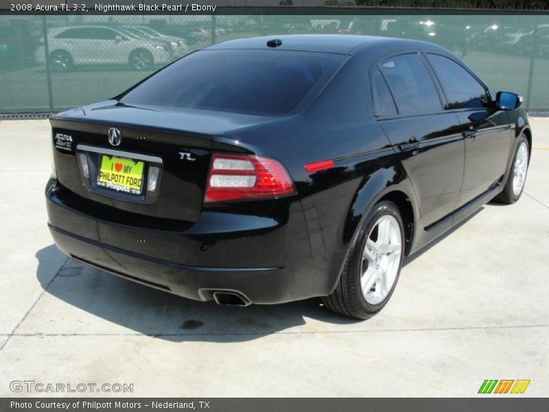 Nighthawk Black Pearl / Ebony 2008 Acura TL 3.2