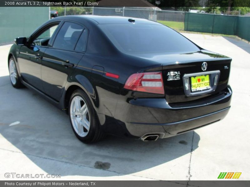 Nighthawk Black Pearl / Ebony 2008 Acura TL 3.2