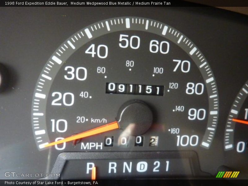 Medium Wedgewood Blue Metallic / Medium Prairie Tan 1998 Ford Expedition Eddie Bauer