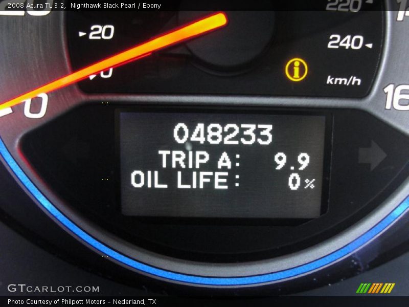 Nighthawk Black Pearl / Ebony 2008 Acura TL 3.2