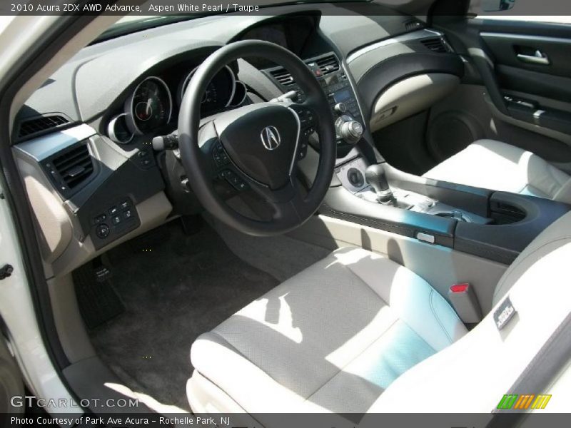  2010 ZDX AWD Advance Taupe Interior