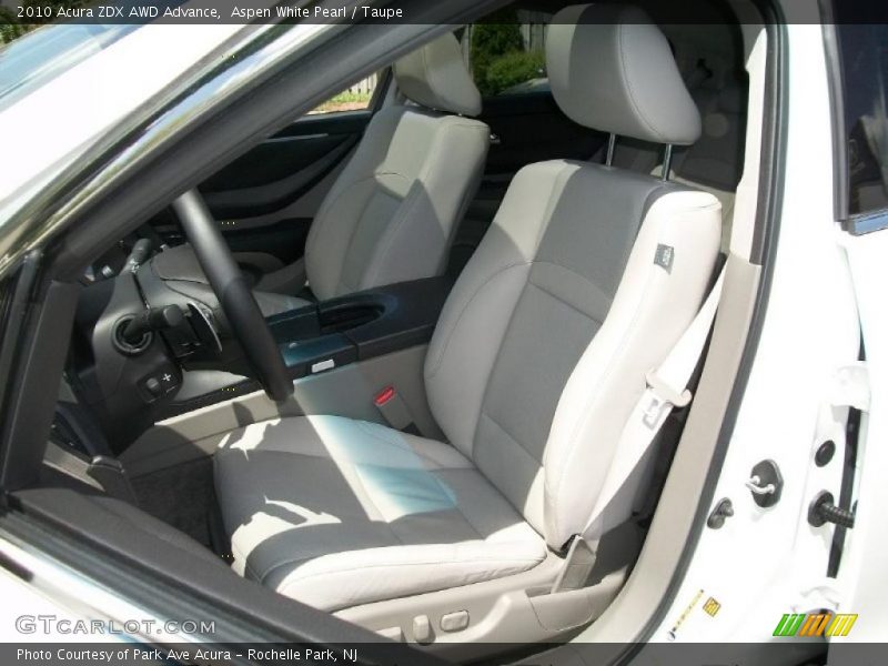  2010 ZDX AWD Advance Taupe Interior