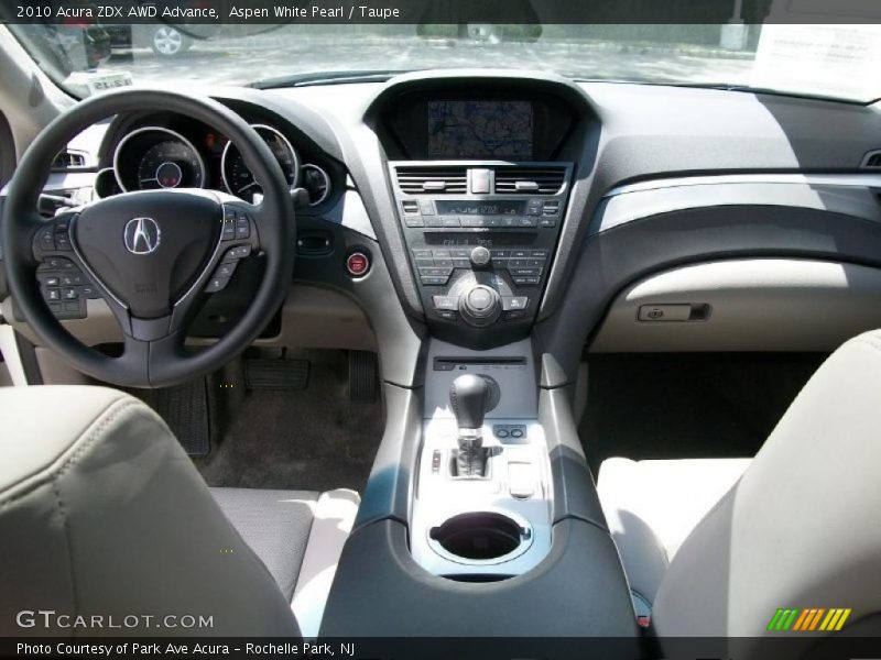 Dashboard of 2010 ZDX AWD Advance