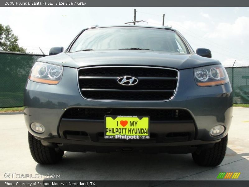 Slate Blue / Gray 2008 Hyundai Santa Fe SE