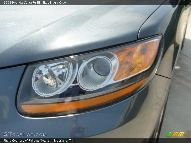 Slate Blue / Gray 2008 Hyundai Santa Fe SE
