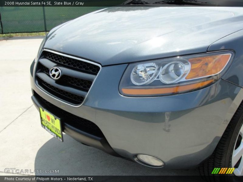 Slate Blue / Gray 2008 Hyundai Santa Fe SE