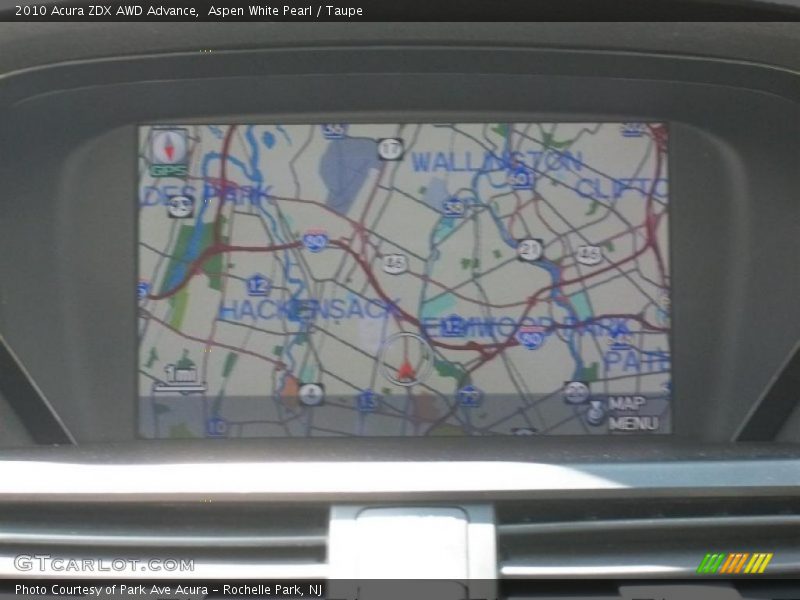 Navigation of 2010 ZDX AWD Advance