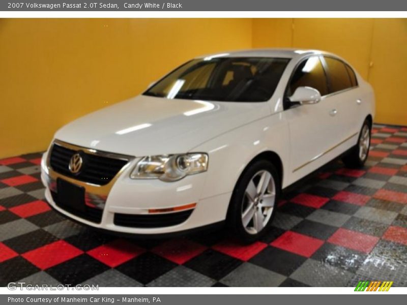 Candy White / Black 2007 Volkswagen Passat 2.0T Sedan