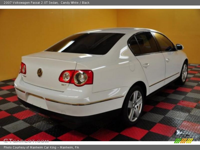 Candy White / Black 2007 Volkswagen Passat 2.0T Sedan