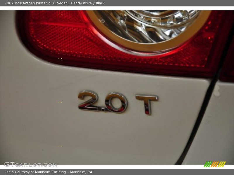 Candy White / Black 2007 Volkswagen Passat 2.0T Sedan