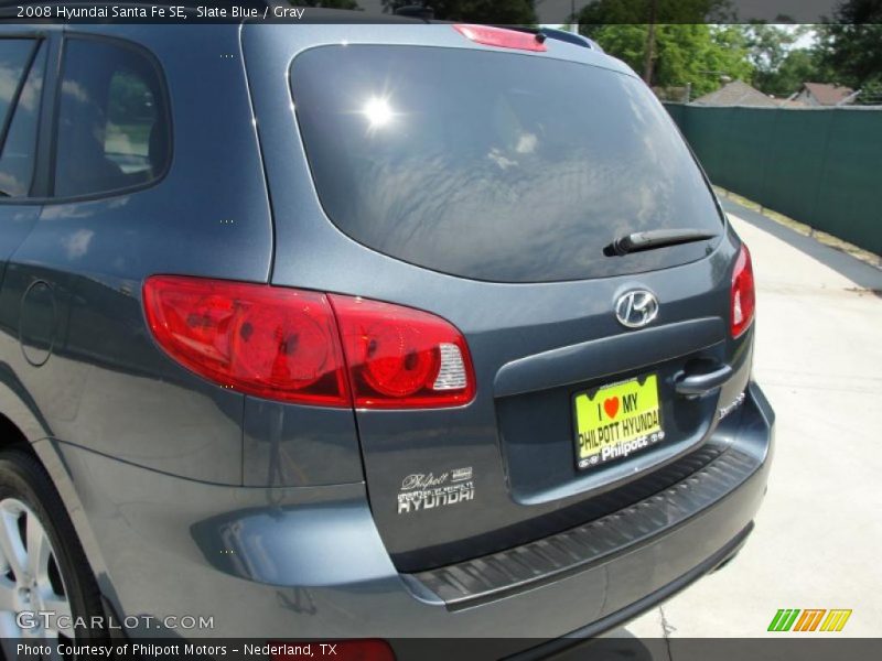 Slate Blue / Gray 2008 Hyundai Santa Fe SE