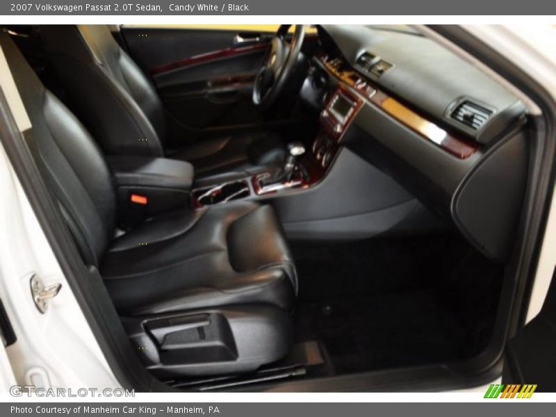 Candy White / Black 2007 Volkswagen Passat 2.0T Sedan