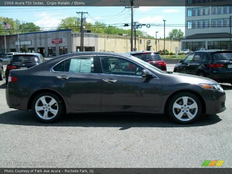 Grigio Metallic / Ebony 2009 Acura TSX Sedan