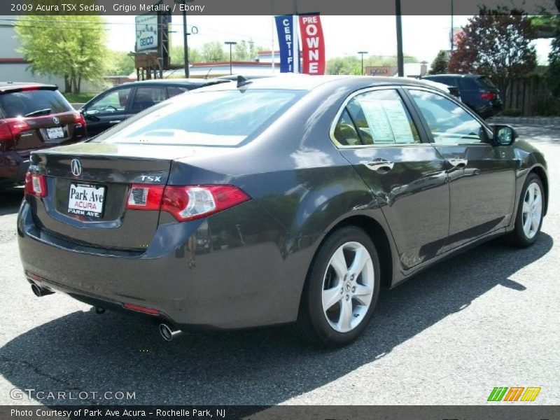 Grigio Metallic / Ebony 2009 Acura TSX Sedan