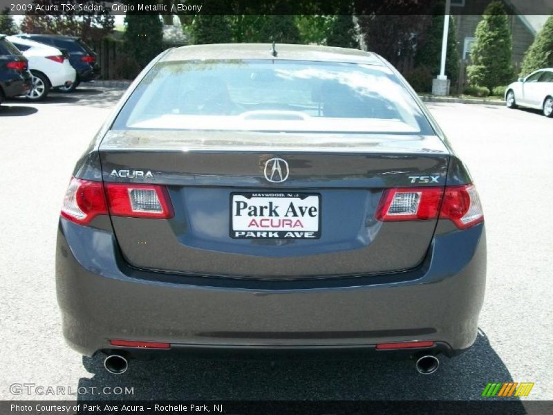 Grigio Metallic / Ebony 2009 Acura TSX Sedan