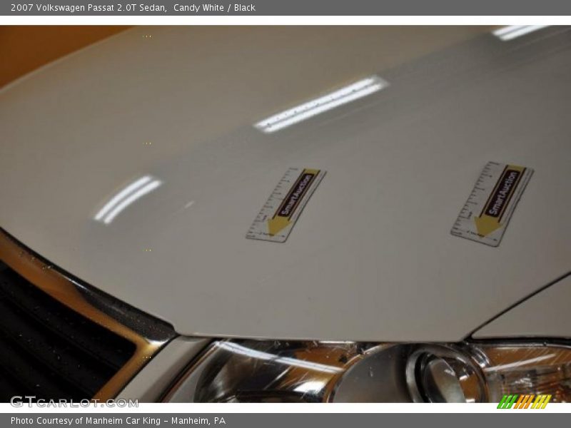 Candy White / Black 2007 Volkswagen Passat 2.0T Sedan
