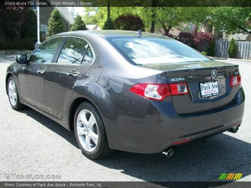 Grigio Metallic / Ebony 2009 Acura TSX Sedan