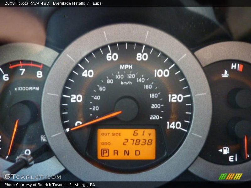 Everglade Metallic / Taupe 2008 Toyota RAV4 4WD
