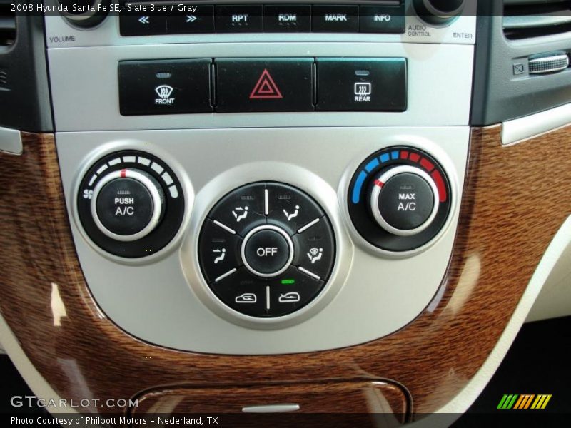 Slate Blue / Gray 2008 Hyundai Santa Fe SE