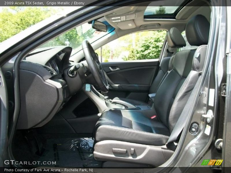 Grigio Metallic / Ebony 2009 Acura TSX Sedan