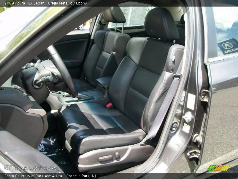 Grigio Metallic / Ebony 2009 Acura TSX Sedan