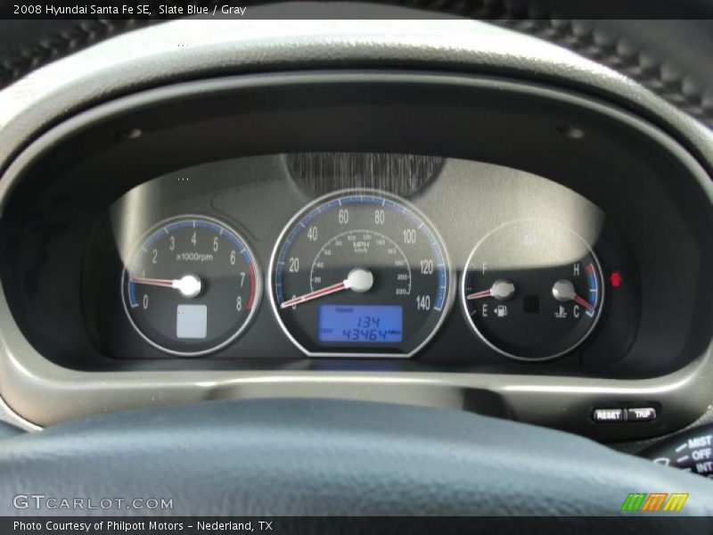 Slate Blue / Gray 2008 Hyundai Santa Fe SE