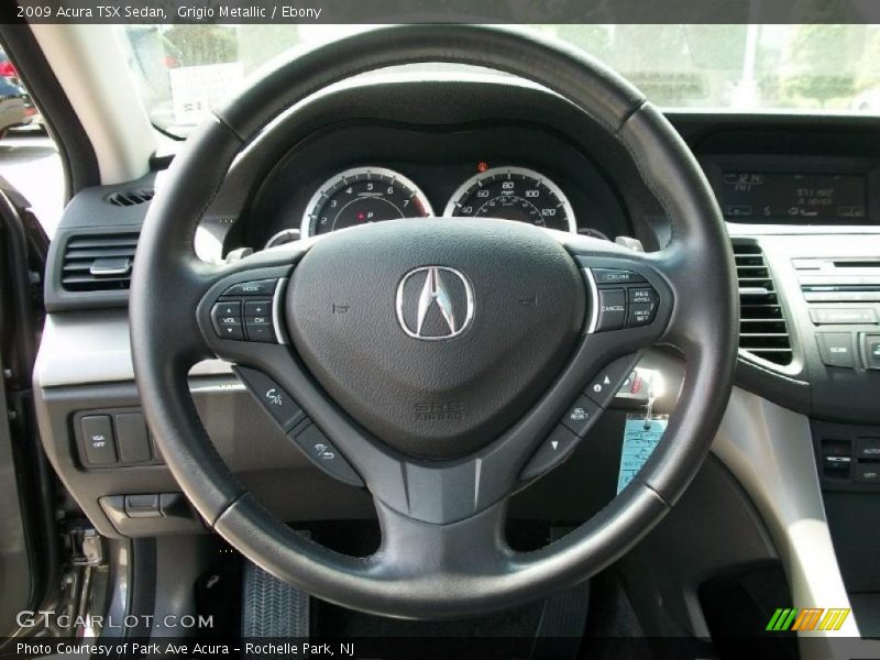 Grigio Metallic / Ebony 2009 Acura TSX Sedan