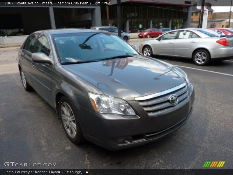 Phantom Gray Pearl / Light Gray 2007 Toyota Avalon Limited