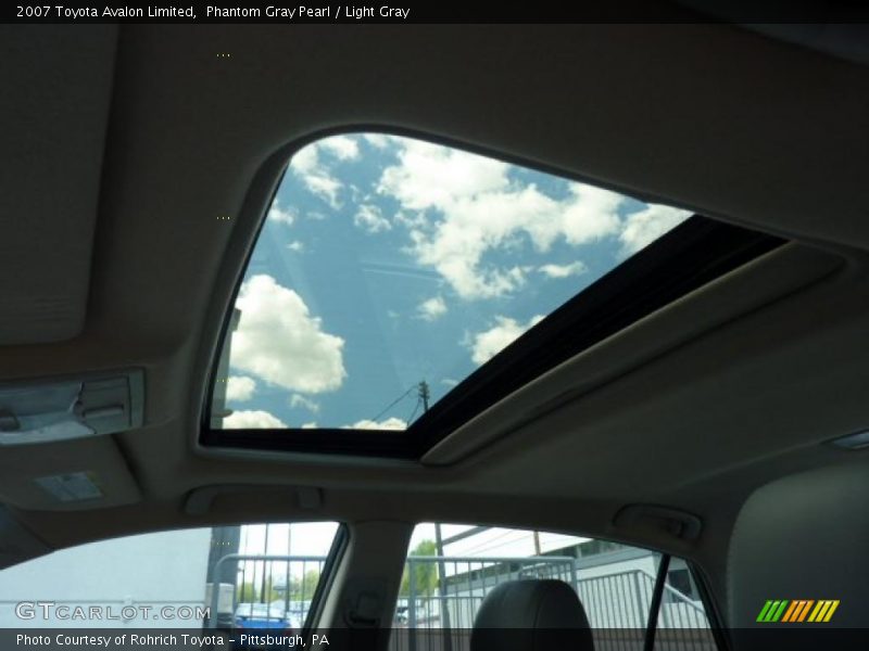 Phantom Gray Pearl / Light Gray 2007 Toyota Avalon Limited