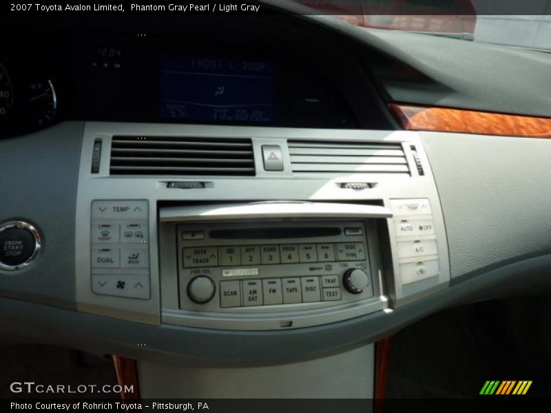 Phantom Gray Pearl / Light Gray 2007 Toyota Avalon Limited