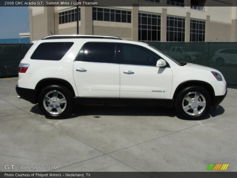 Summit White / Light Titanium 2008 GMC Acadia SLT
